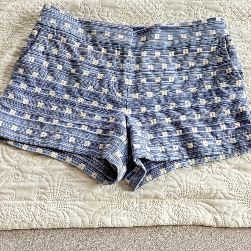 Loft Women's Shorts Blue Pockets  Sz 6 Blue Resort  Beach